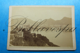 Photo-Carte De Visite Studio  Panorama .. Veduto Do Tramontana - Anciennes (Av. 1900)