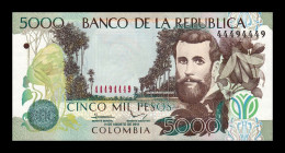 Colombia 5000 Pesos 2013 Pick 452o Nice Serial Sc Unc - Colombie