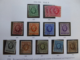 GREAT BRITAIN SG 439-449  FINE USED Stamps ONLY - Autres & Non Classés