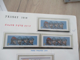 Série 3 Vignette Adhésive France Neuf Sans Charnière 2018 Philex  Paris - Unused Stamps