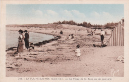 LA PLAINE-sur-MER -44- La Plage De La Tara Ou De Joalland - Animation - La-Plaine-sur-Mer