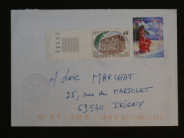 BU8 POLYNESIE BELLE LETTRE   1985 TAHITI A  IRIGNY    FRANCE  ++ AFF. PLAISANT++ - Covers & Documents