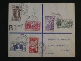 BU8 ST PIERRE MIQUELON BELLE LETTRE RR  1937  A  PARIS  FRANCE  ++ AFF. PLAISANT++ - Briefe U. Dokumente