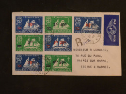 BU8 ST PIERRE MIQUELON BELLE LETTRE RR  1937  A  VAIRES  FRANCE  ++ AFF. PLAISANT++ - Cartas & Documentos