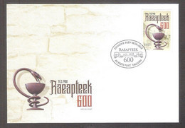 Town Hall Pharmacy 600 2022 Estonia Stamp FDC Mi 1039 - Pharmacy