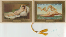 59-Calendarietto Da Barbiere-1934-Venere Nell' Arte Dei Pittori Celebri- Fior Di Stampa Con Custodia - Formato Grande : 1941-60