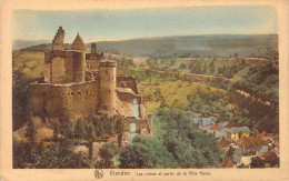 LUXEMBOURG - Vianden - Les Ruines Et Partie De La Ville Haute - Carte Postale Ancienne - Vianden