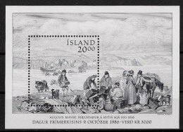 ISLANDE - JOURNEE DU TIMBRE - BF 7 - NEUF** MNH - Blocs-feuillets