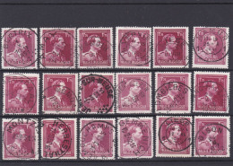 N° 832 LOT D OBLITERATIONS CHOISIES - 1934-1935 Leopold III