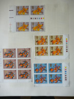 GREAT BRITAIN SG 958-61 MEDIEVAL WARRIORS BL4/BL6 TRAFFIC LIGHT - Feuilles, Planches  Et Multiples