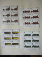 GREAT BRITAIN SG 984-7 150 ANNIVERSARY PUBLIC RAILWAYS BL6 MARGIN - Volledige & Onvolledige Vellen