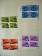 GREAT BRITAIN SG 997 TELEPHONE CENTENARY BL4 MARGIN - Sheets, Plate Blocks & Multiples