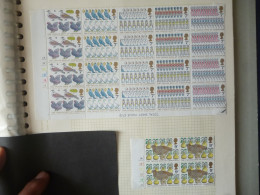 GREAT BRITAIN SG 1044-49 CHRISTMAS  SETENENT BL4 - Sheets, Plate Blocks & Multiples