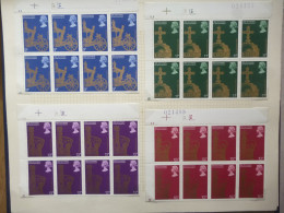 GREAT BRITAIN SG 1059-62 25TH ANNIVERSARY OF CORONATION BL8 MARGIN - Feuilles, Planches  Et Multiples