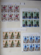 GREAT BRITAIN SG 1095-98 SIR ROWLAND HILL DEATH ANNIVERSARY BL6 MARGIN - Sheets, Plate Blocks & Multiples