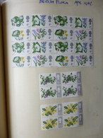 GREAT BRITAIN SG 717 BRITISH WILD FLOWERS   MINT BL4/BL9 FEW LIGHTLY HINGED - ....-1951 Pre Elizabeth II