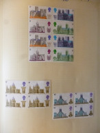 GREAT BRITAIN SG 796 BRITISH ARCHITECHTURE CATHEDRALS   MINT 2 SETS +BL4 FEW LIGHTLY HINGED - ....-1951 Vor Elizabeth II.