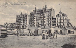 BELGIQUE - Blankenberghe - Les Hôtels Sur La Digue - Carte Postale Ancienne - Blankenberge