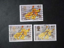 GREAT BRITAIN SG ERROR CLOUR DIFFERENCE - Variedades, Errores & Curiosidades