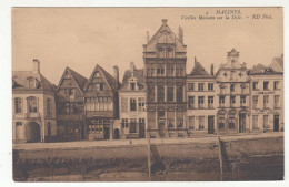 Malines - Vieilles Maisons Sur La Dyle Old Postcard Not Posted 230701 - Mechelen