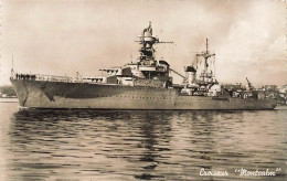 Bateau * Carte Photo * Croiseur MARSEILLAISE * Navire De Guerre * Militaria - Warships