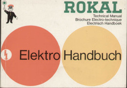 Catalogue Rokal 1962 Elektro Handbuch TT 1:120 12 Mm - En Allemand, Anglais, Français Et Néerlandais - Alemania