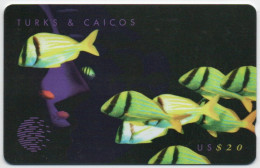 Turks & Caicos - Yellow Fishes (Puzzle 3/3) - 158CTCC - Turcas Y Caicos (Islas)