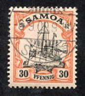 Allemagne, Colonie Allemande, Samoa N°47 Oblitéré, Samoa Mi N°12, Qualité Très Beau - Samoa