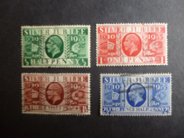 GREAT BRITAIN SG 453-56 SILVER JUBILEE   - ....-1951 Pre-Elizabeth II