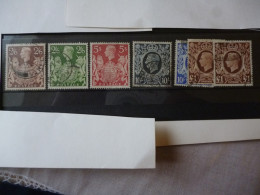 GREAT BRITAIN SG 476-478b (1939-48) USED ALL 6 STAMPS [£1 EXTRA]  - ....-1951 Pre-Elizabeth II