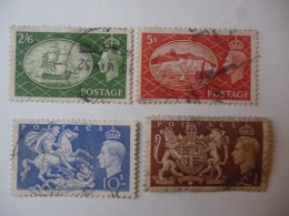 GREAT BRITAIN SG 509-12 (1951) USED SET  - ....-1951 Pre-Elizabeth II