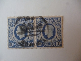 GREAT BRITAIN SG 478a (1939) STAMP USED PAIR HORIZONTAL - ....-1951 Vor Elizabeth II.