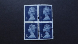 GREAT BRITAIN SG 1664c BL4  PEN Cancelled  - Frankeermachines (EMA)