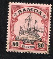 Allemagne, Colonie Allemande, Samoa N°50 Oblitéré, Samoa Mi N°15, Qualité Très Beau - Samoa