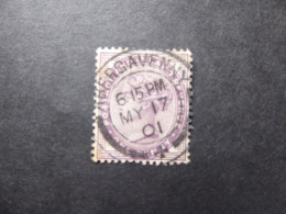 GREAT BRITAIN SG 174 One Penny 1881 Postmark  ABERGAVENNY 1901  - Sin Clasificación