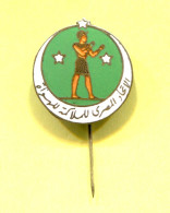 Boxing Box Boxen Pugilato - Egypt Federation Association, Enamel  Vintage Pin  Badge  Abzeichen - Boxe