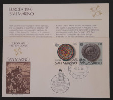 SL) 1976 SAN MARINO EUROPE CEPT COIN XF - Andere & Zonder Classificatie