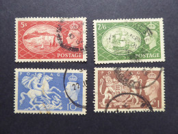 GREAT BRITAIN SG 509-12 DEFINITIVES HIGH VALUES     - Autres & Non Classés