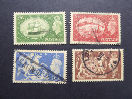 GREAT BRITAIN SG 509-12 DEFINITIVES HIGH VALUES     - Andere & Zonder Classificatie