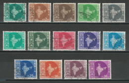 India Mi 286-99, SG 399-412 O Used - Used Stamps