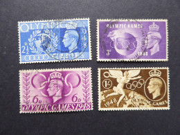 GREAT BRITAIN SG 495-98 OLYMPIC GAMES FINE ROUND CANCELLATIONS     - Altri & Non Classificati