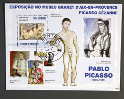 SAO TOME E PRINCIPE (SAINT THOMAS ET PRINCE) Picasso, Emis En 2009. Oblitéré, Used - Picasso
