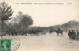 Vincennes * Une Revue D'artillerie Au Polygone * Attelage - Vincennes