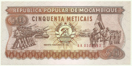 Mozambique - 50 Meticais - 16.06.1986 - Unc. - P 129.b - Serie AK - Mozambique