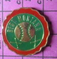 2619 Pin's Pins / Beau Et Rare / SPORTS / BALLE DE BASE-BALL BEST MONTANA - Honkbal