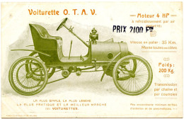 THEMES - TRANSPORTS - VOITURETTE O.T.A.V. - MILAN - OFFICINE TURKHEIMER - Voitures De Tourisme