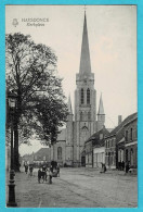 * Haasdonk - Haesdonck (Beveren - Oost Vlaanderen) * (VSW) Kerkplein, Place De L'église, Animée, Vélo, Café, Church - Beveren-Waas