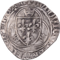 Monnaie, France, Louis XI, Blanc à La Couronne, 1461-1483 - 1461-1483 Luigi XI Il Prudente