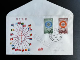 IRELAND EIRE 1964 FDC EUROPA CEPT WITH ADDRESS 14-09-1964 IERLAND - FDC