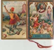 63-Calendarietto Da Barbiere-1934-L' Orlando Furioso-con Custodia - Formato Grande : 1941-60